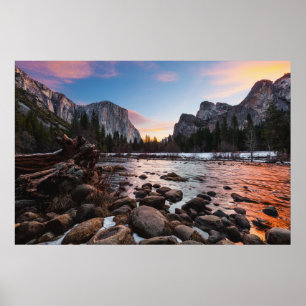 Yosemite's poorten van de vallei poster