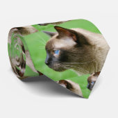 Yoshi la cravate de chat siamois (Roulé)