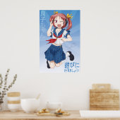 Yoshiko-chan Wall Poster (Keuken)