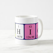 Yoshio nom de table périodique mug (Devant droit)