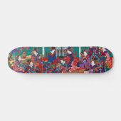 Yoshitora Het huis van Kinpeiro-houtbloktriptych Skateboard (Horizontaal)