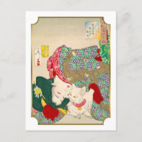 Yoshitoshi 32 Aspecten van Daily Life Woman with C