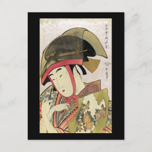 Yoshiwara suzume, Utamaro Briefkaart