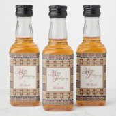 Yoskolo-Thanksgiving Likeurfles Etiket (Flessen)