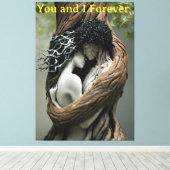 You and I Forever Canvas Afdruk (Insitu (Houten vloer))
