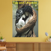 You and I Forever Canvas Afdruk (Insitu (Woonkamer))