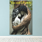 You and I Forever  Canvas Afdruk (Insitu (Houten vloer))