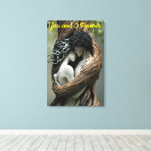 You and I, Forever Canvas Afdruk (Insitu (Houten vloer))