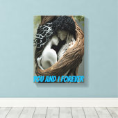 You and I Forever Canvas Afdruk (Insitu (Houten vloer))