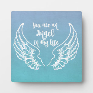 You are an Angel in my Life Quote Fotoplaat