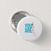 You Are Awesome – Motivational badge Ronde Button 3,2 Cm (Voorkant /achterkant)