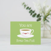 You are beautiful briefkaart (Staand voorkant)