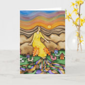 You are bigger than any problems kaart (Gele Bloem)