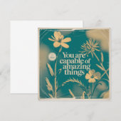 You Are Capable Of Amazing Things Bedankkaart (Voorkant / Achterkant)