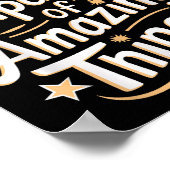 You Are Capable Of Amazing Things Poster (Hoek)