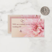 You Are Cordially Invited - Wedding Invitation (Devant/Arrière en situation)