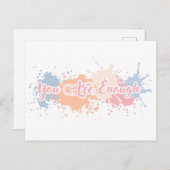 You Are Enough Briefkaart (Voorkant / Achterkant)