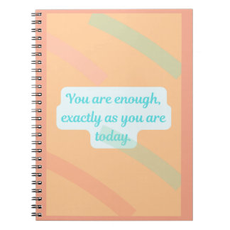 You Are Enough – Gentle Reminder Journal Notitieboek