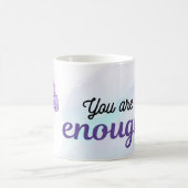 You Are Enough Mug | Minimal Purple Design (Centre)