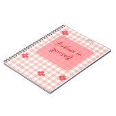 You Are Enough" Pink Motivational Journal   (Côté gauche)