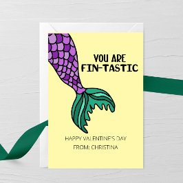 You Are Fin-Tastic Valentine’s Day Card Notitiekaartje
