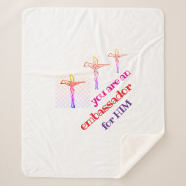 You are Jesus' Ambassador Tote Sherpa Deken