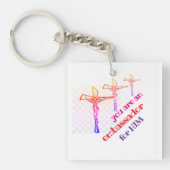 You are Jesus' Ambassador Tote Sleutelhanger (voorkant)