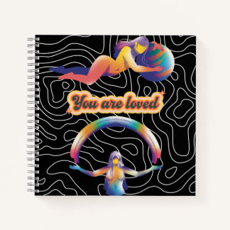 You Are Loved – Rainbow Cosmic Notebook  Notitieboek