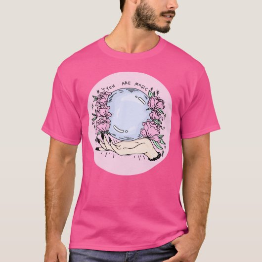 You Are MagicPink- T-shirt (Voorkant)