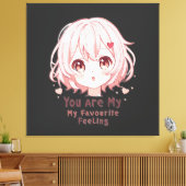You Are My Favourite Feeling Canvas Afdruk (Insitu (Woonkamer))