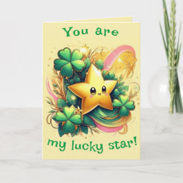 You Are My Lucky Star-St Patrick Day Vakantiekaart Feestdagen Kaart