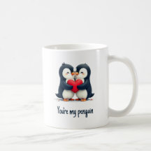 You Are My Penguin Cup - Schattigee pinguïn kussen