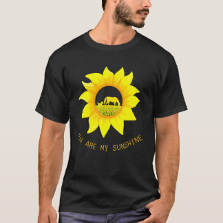 You Are My Sunshine Horse Sunflower Horses T-shirt