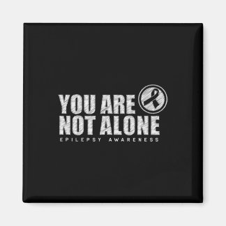 You Are Not Alone Wear Purple Day Epilepsy Awarene Magneet