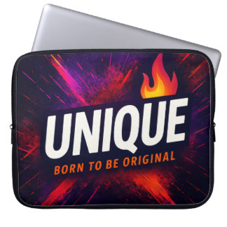 you are one of a kind don't blend be original laptop sleeve