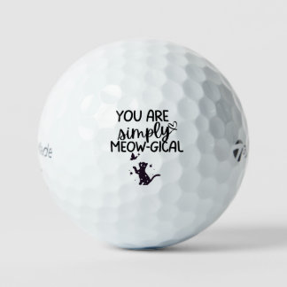 'You Are Simply Meow-gical' Cat Lovers Gift  Golfballen