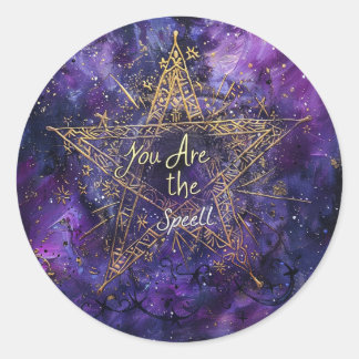 You Are The Spell beroemd gemaakt door Mystic Oil  Ronde Sticker