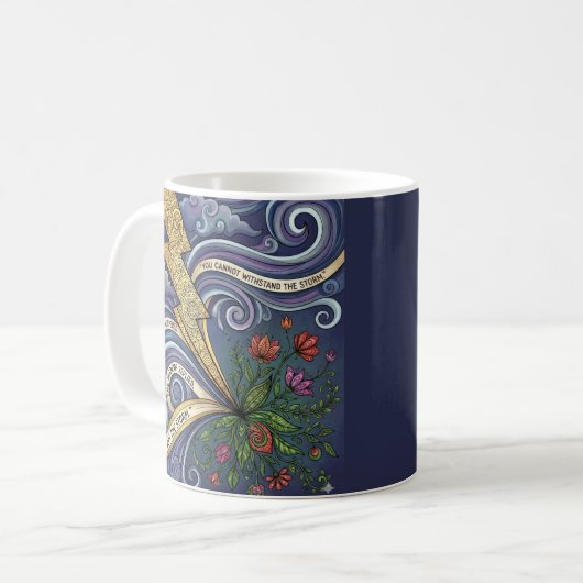 You Are The Storm Personalized Coffee Mug (Devant gauche)
