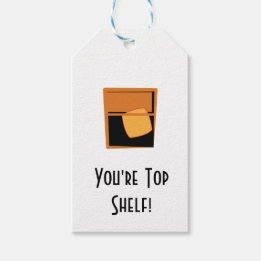"You are Top Shelf" Bourbon/Whisky - Gift Labels Cadeaulabel