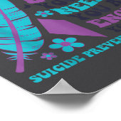 You Are Worthy Loved Needed Enough Suicide Prevent Poster (Hoek)