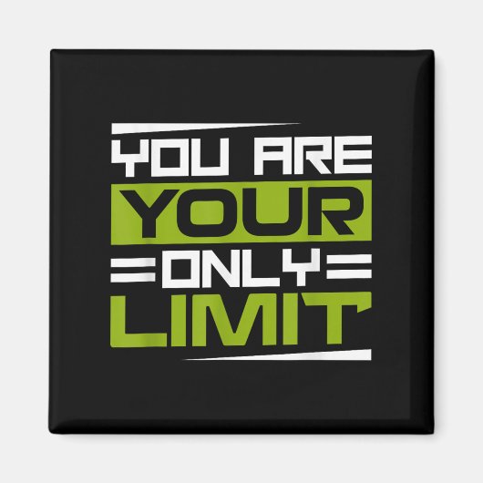 You Are Your Only Limit, Insration And Motivation  Magneet (Voorkant)