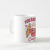 You Bake Me Crazy Mug – Funny Baking Love mug (Devant gauche)