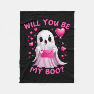 You Be My Boo Schattige Ghost Halloween Spooky Sea Fleece Deken