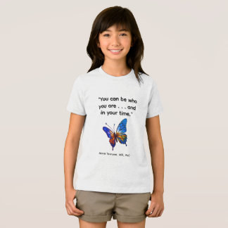 YOU CAN BE WHO YOU ARE Kids' Tri-Blend Shirt