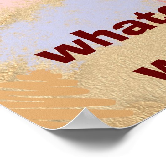 You can (Bee) - Poster d'art pour enfants (Coin)