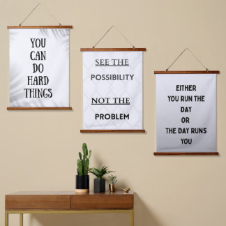 you can do hard things hangend wandkleed