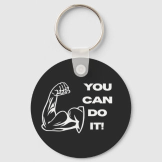 You Can Do It Fitness Motivatie Gym Workout T-Shir Sleutelhanger