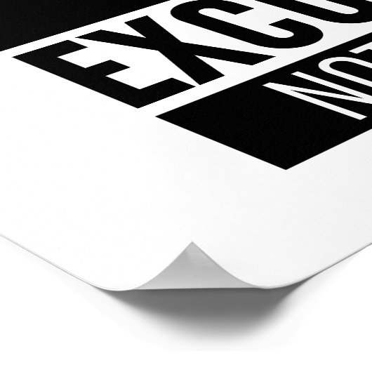 You Can Have Results Or Pardon Not Both Poster (Hoek)