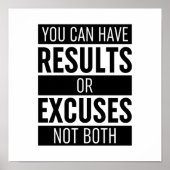 You Can Have Results Or Pardon Not Both Poster (Voorkant)