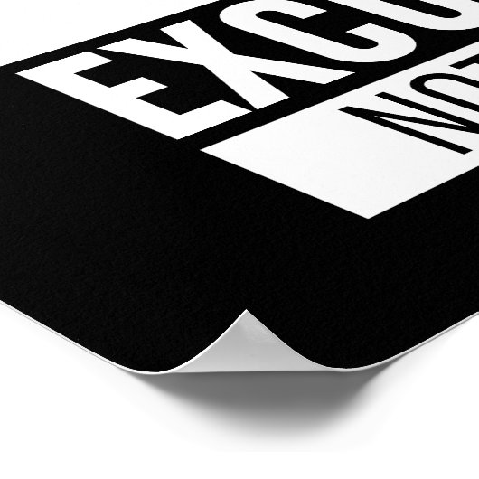 You Can Have Results Or Pardon Not Both Poster (Hoek)